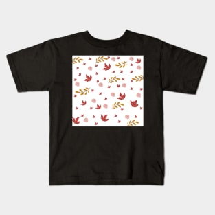 awesome floral shape pattern Kids T-Shirt